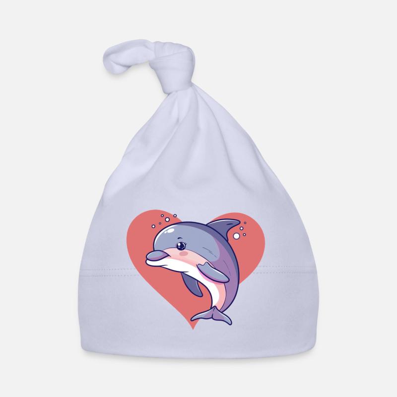 Dolphin Sea Creature Organic Baby Cap