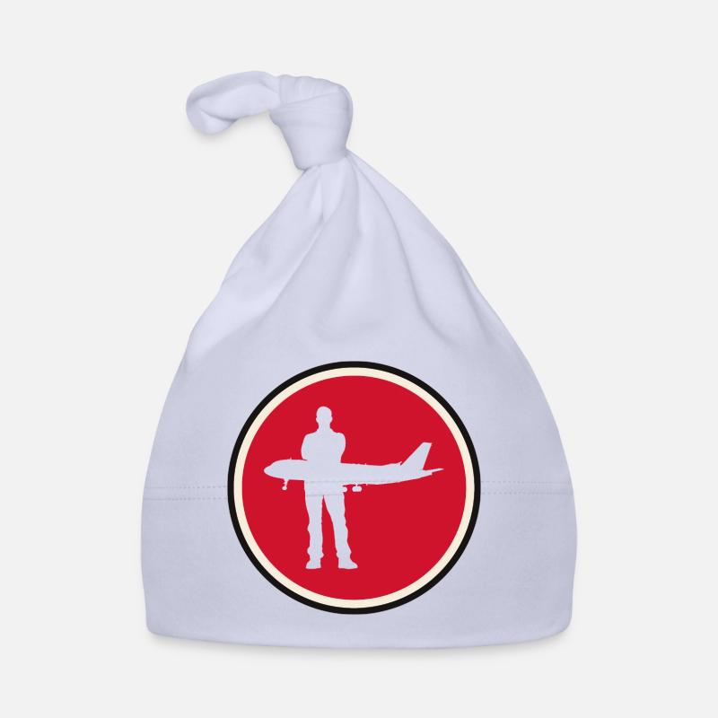 Stewardess Flugbegleiter Baby Bio-Mütze