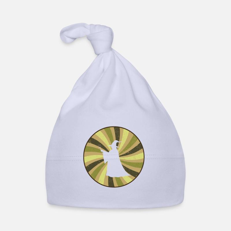 Mage Wizard Magic - Organic Baby Cap - sky