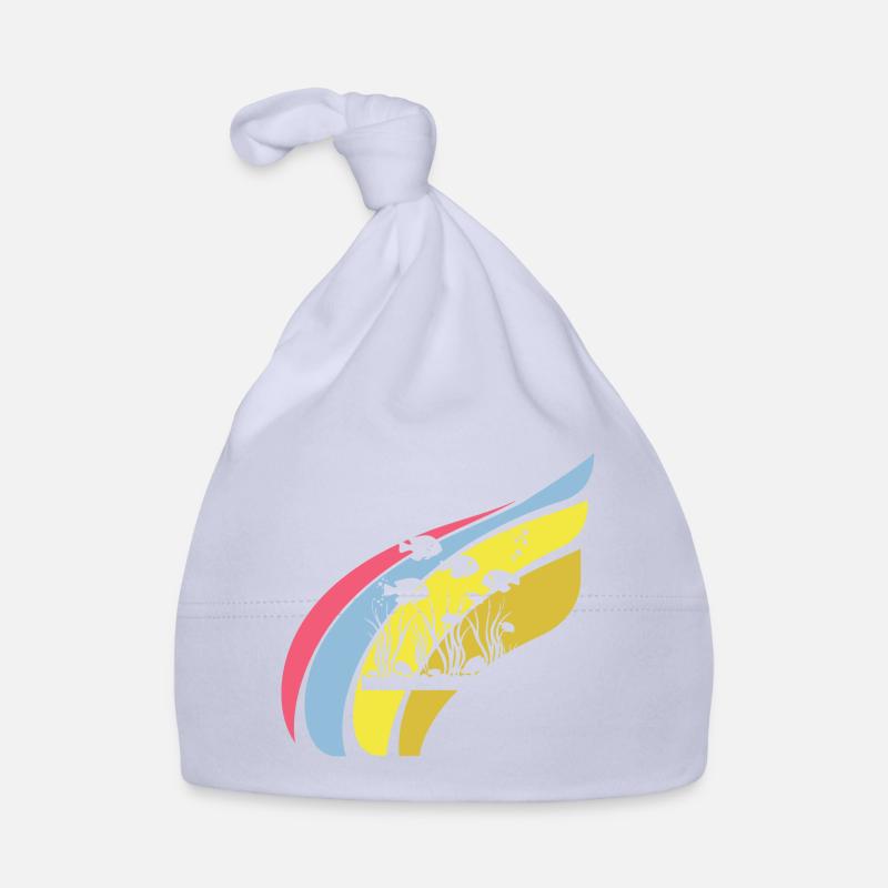 Tête de poisson à ailerons d’aquarium Bonnet bio Bébé