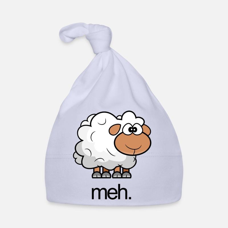 Illustration de moutons avec citation Bonnet bio Bébé