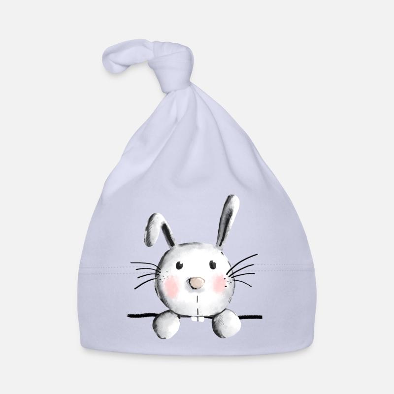 Cute bunny - bunny - rabbit - rabbit Organic Baby Cap
