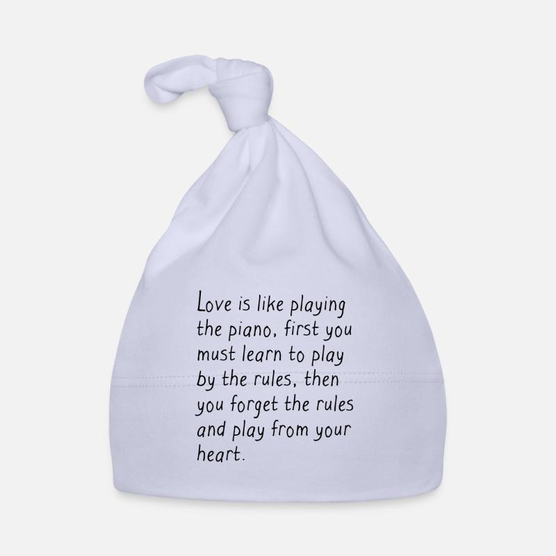 love quotes de Baby Bio-Mütze