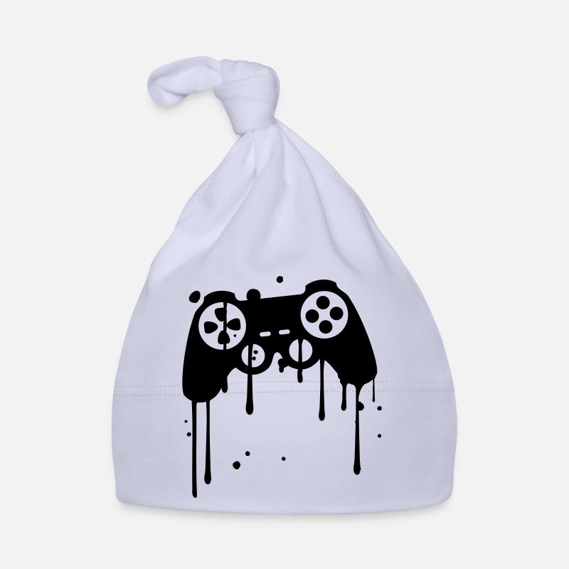 controller graffiti tropfen klex farbe spritzer Baby Bio-Mütze