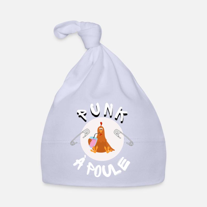 punk à poule - Bonnet bio Bébé - ciel