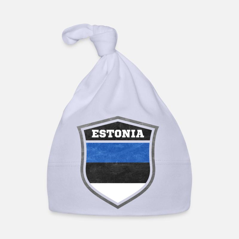 Estland-Schild Logo Emblem Baby Bio-Mütze