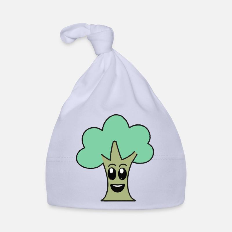 Arbre avec visage Sourire Arbre mignon Bonnet bio Bébé