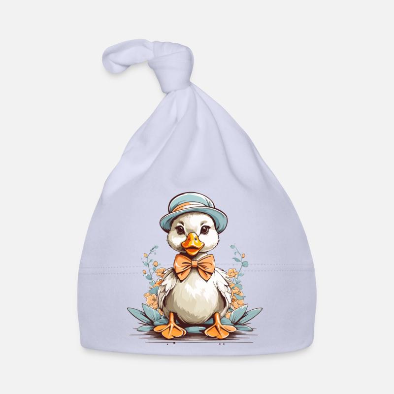 Duck with hat Organic Baby Cap