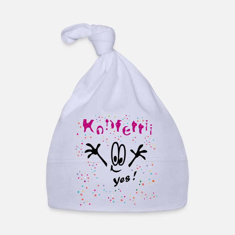 Konfetti Karneval Comic - Baby Bio-Mütze - Sky