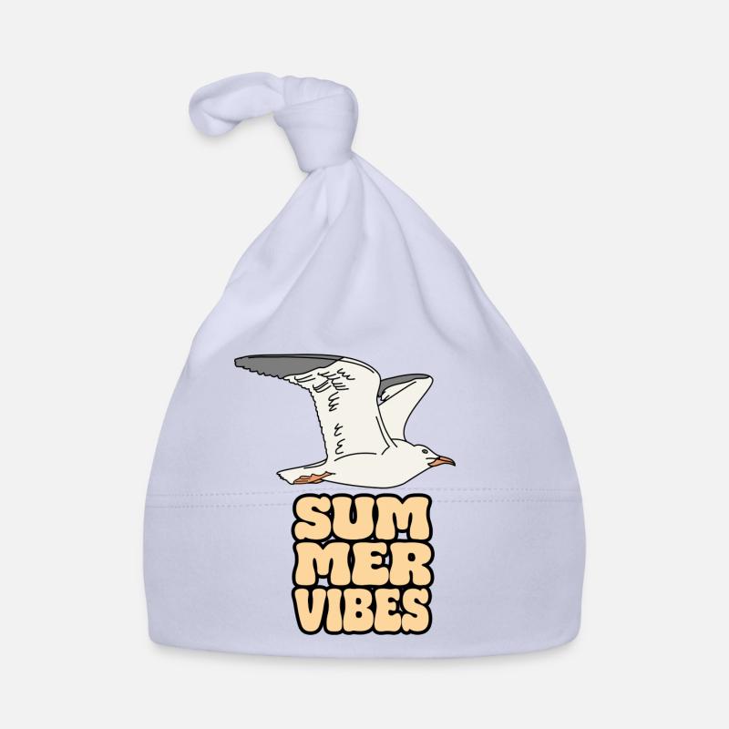 seagull möwe summer vibes Baby Bio-Mütze