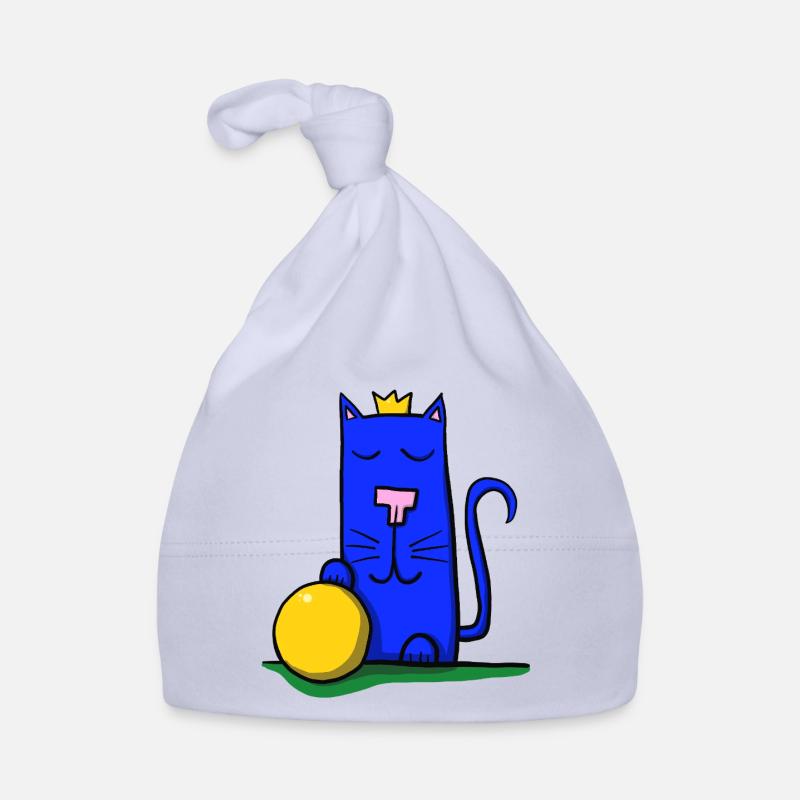 Chat avec couronne Bonnet bio Bébé