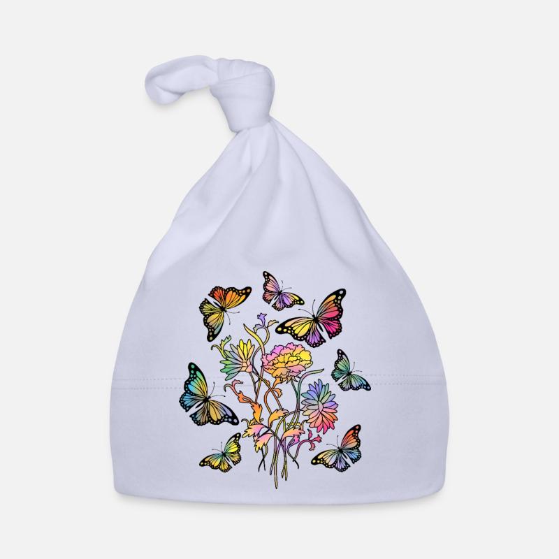 Papillons Bonnet bio Bébé