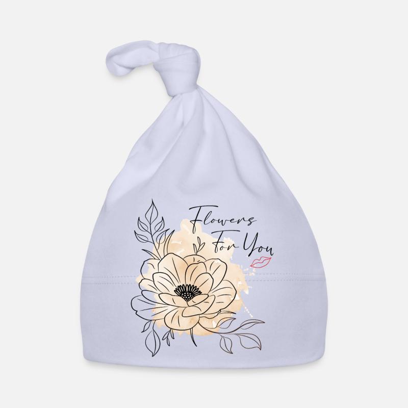 Des fleurs pour vous Bonnet bio Bébé
