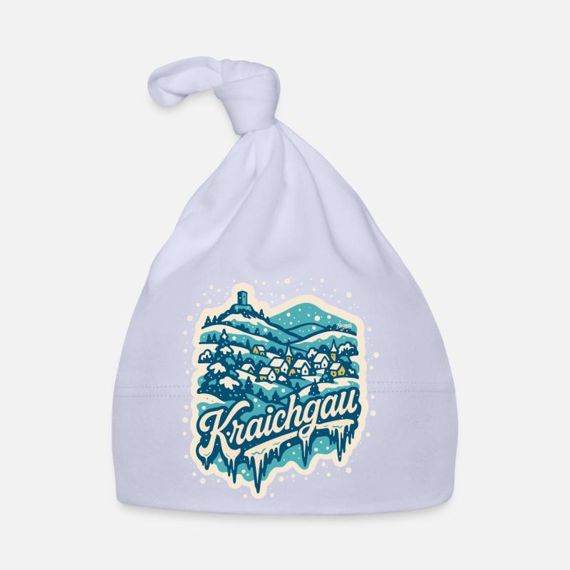 Kraichgau Winterlandschaft   Baby Bio-Mütze