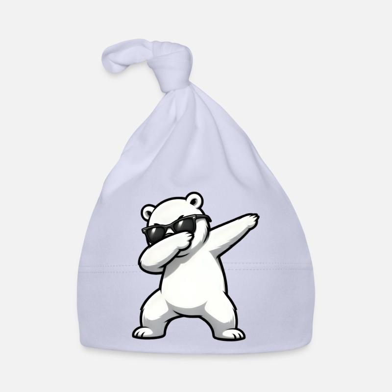 Dabbing Eisbär Baby Bio-Mütze