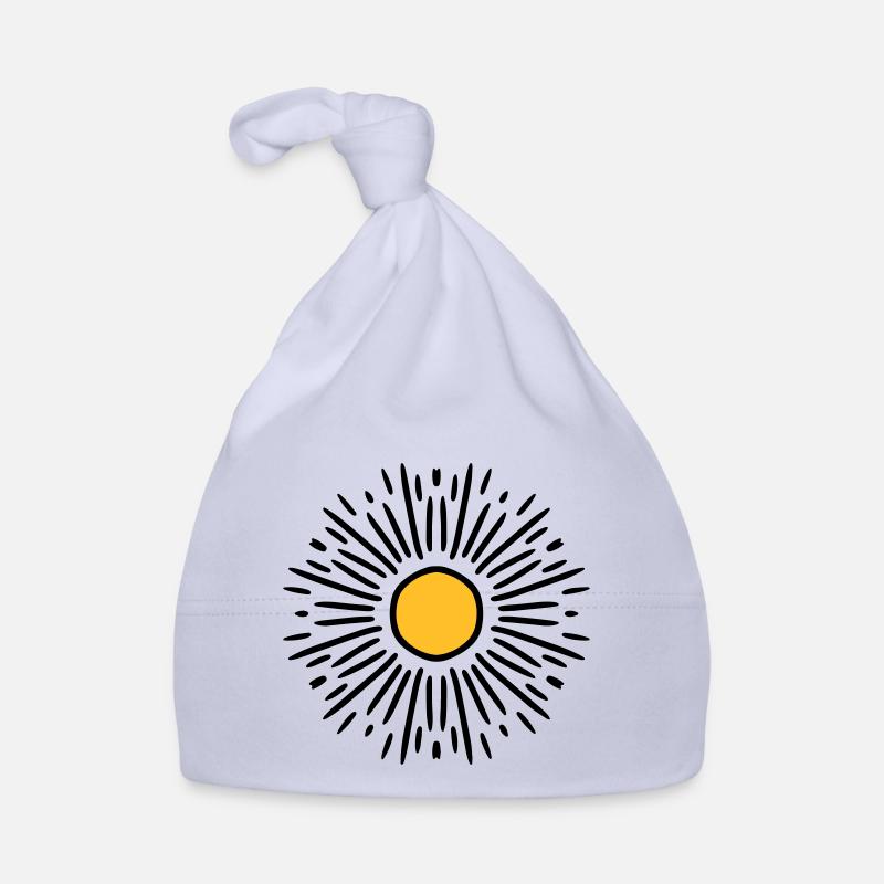 Sonne - Baby Bio-Mütze - Sky