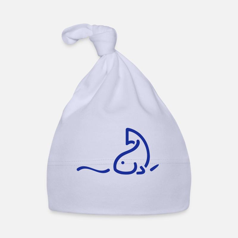 Fish Illustration Organic Baby Cap