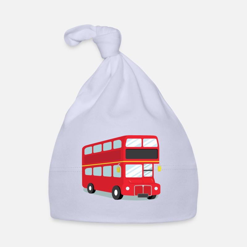 Roter London Bus Baby Bio-Mütze