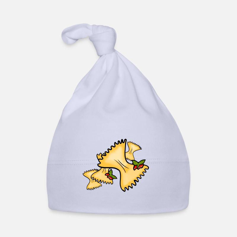 Pasta ! - Bonnet bio Bébé - ciel