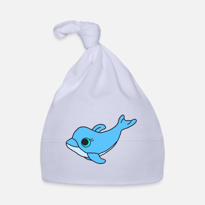 Süßer Delfin Baby Bio-Mütze