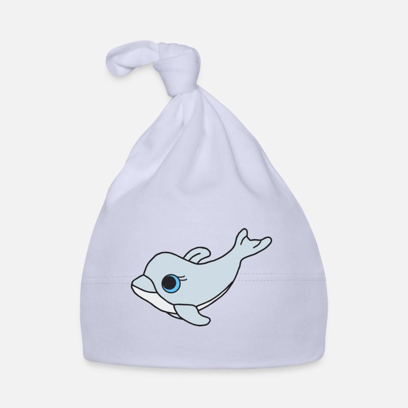 Süßer Delfin Baby Bio-Mütze