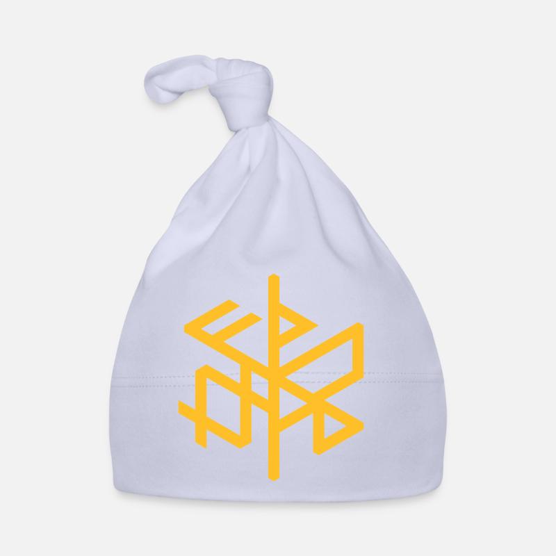 Thuringian "Þuringa" hexa binding rune, right / cw, QRF0 © Organic Baby Cap