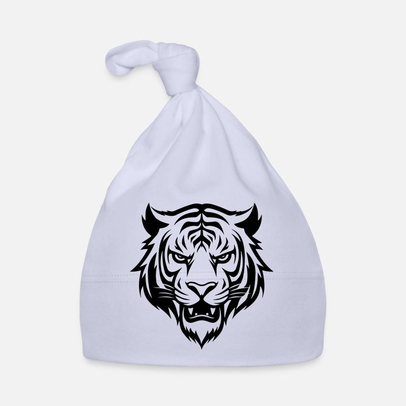Tiger Kopf Baby Bio-Mütze