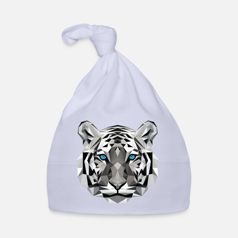 Tiger Polygon Baby Bio-Mütze