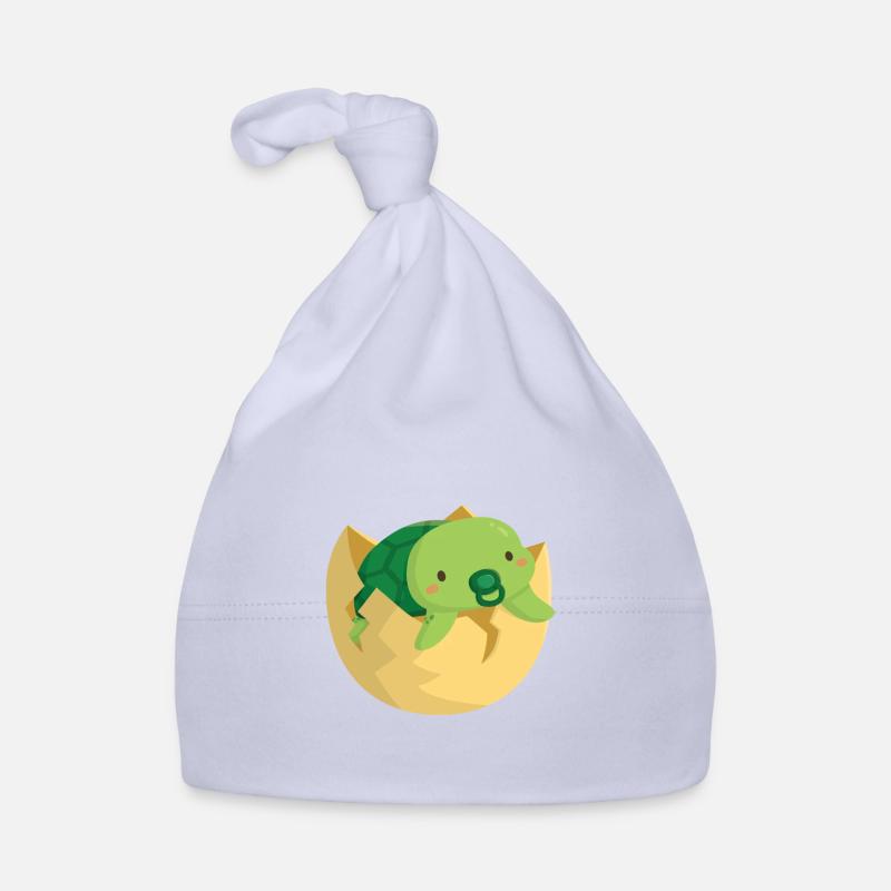 Mignon bébé tortue éclosant de la coquille Bonnet bio Bébé