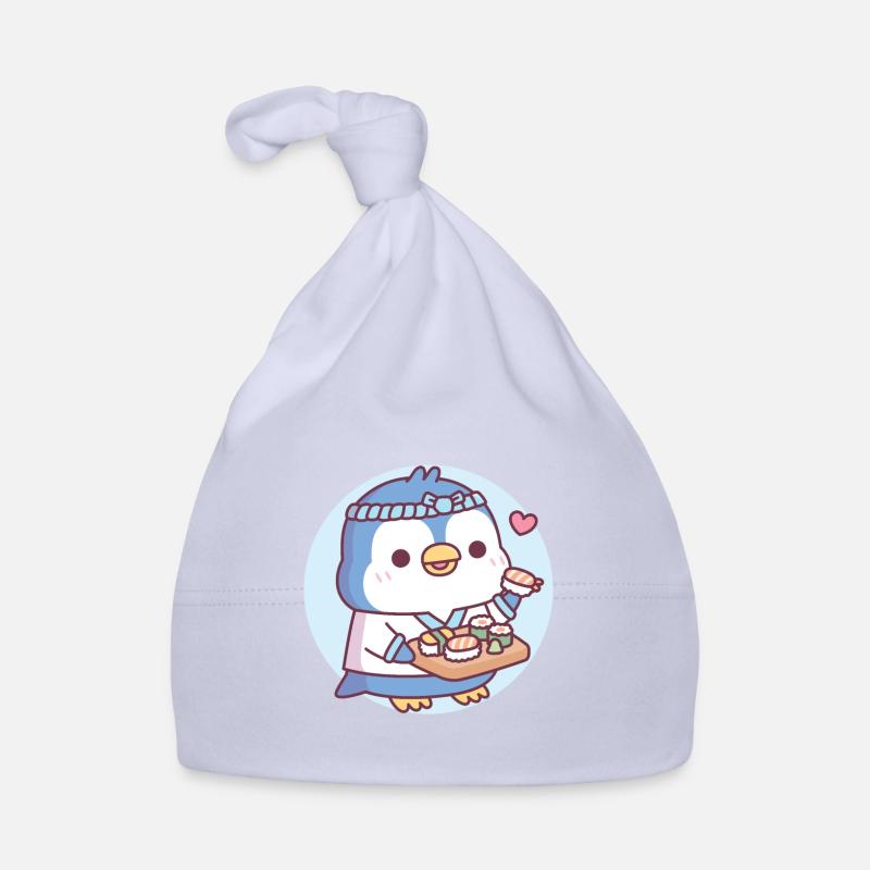 Mignon pingouin bleu Sushi Chef Bonnet bio Bébé