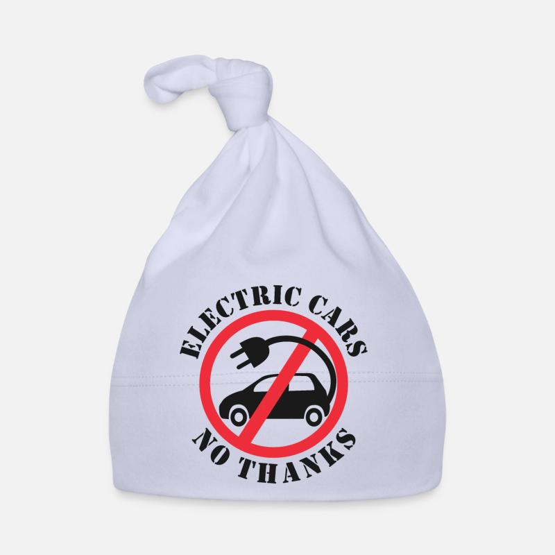 Elektroautos Nein danke Baby Bio-Mütze