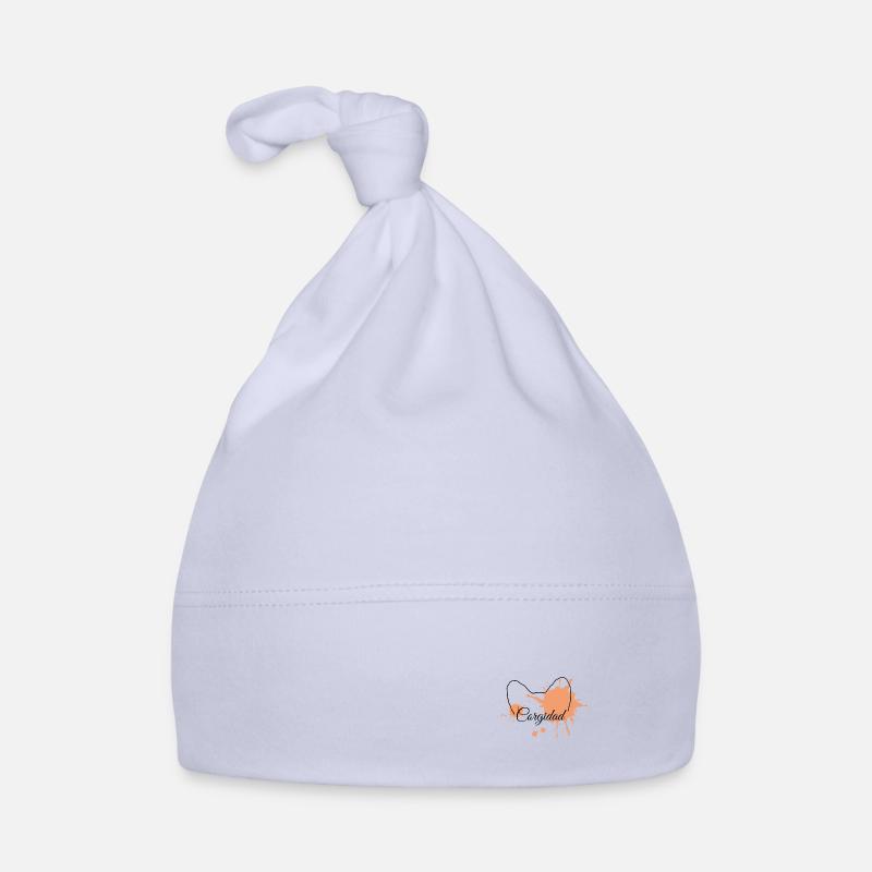 Corgidad Splash orange Baby Bio-Mütze