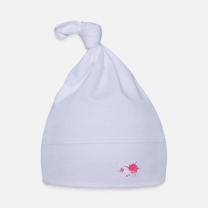 Corgimom Pink Splash Baby Bio-Mütze