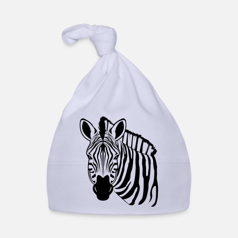 Zebra Baby Bio-Mütze