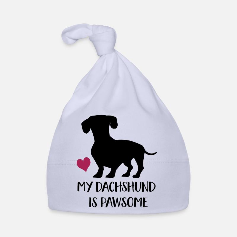dachshund Organic Baby Cap