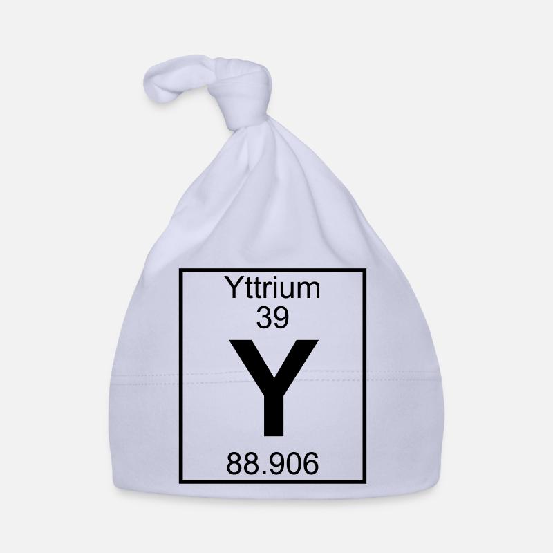 Periodic table element 39 - Y (yttrium) - BIG Baby Bio-Mütze