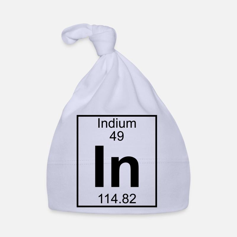 Indium (In) (element 49) Organic Baby Cap