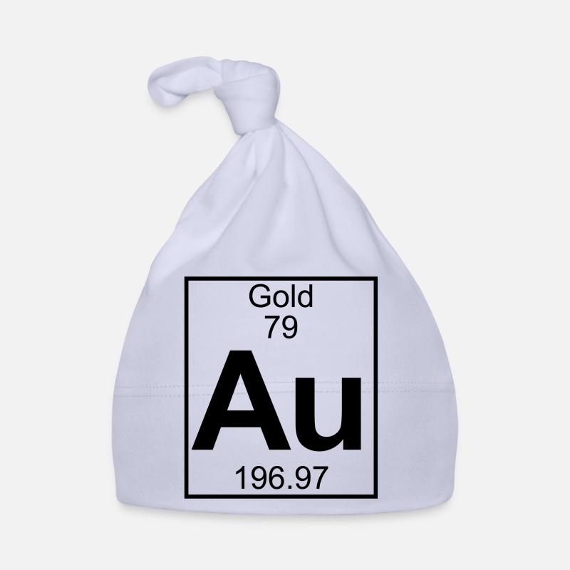 Element 079 - Au (gold) - Full - Bonnet bio Bébé - ciel