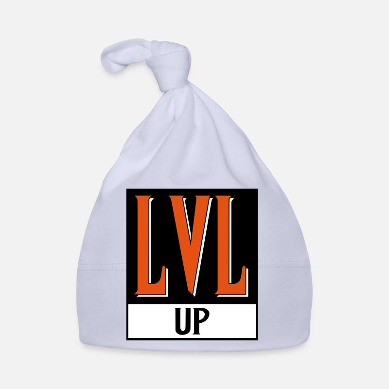 level up nerd cod Baby Bio-Mütze