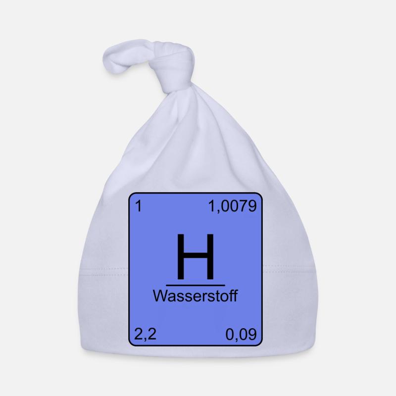 Hydrogen, Periodic Table, Chemistry, Physics Organic Baby Cap