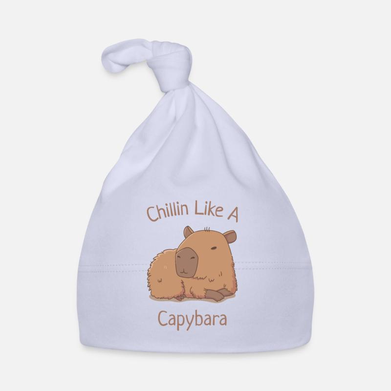 Chillin wie ein Capybara Baby Bio-Mütze