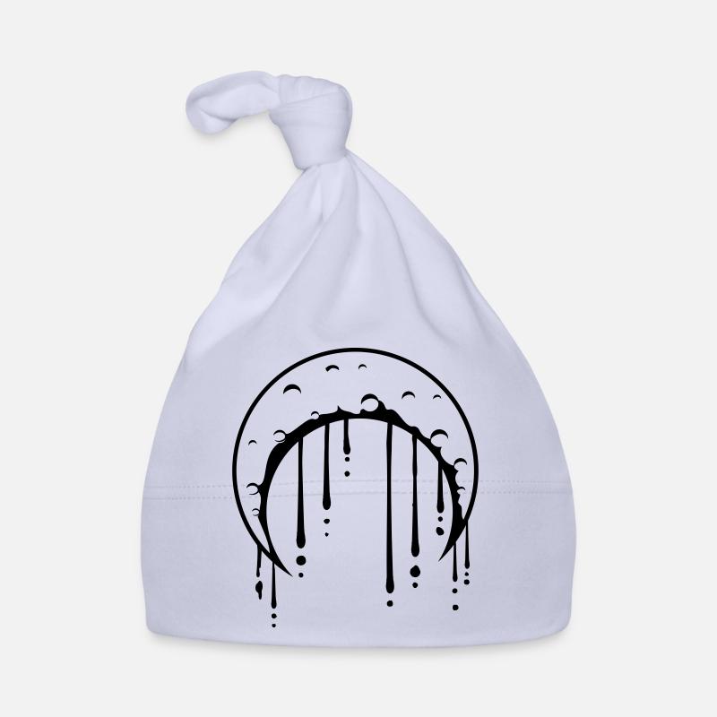 Graffiti Drops Lune Bonnet bio Bébé