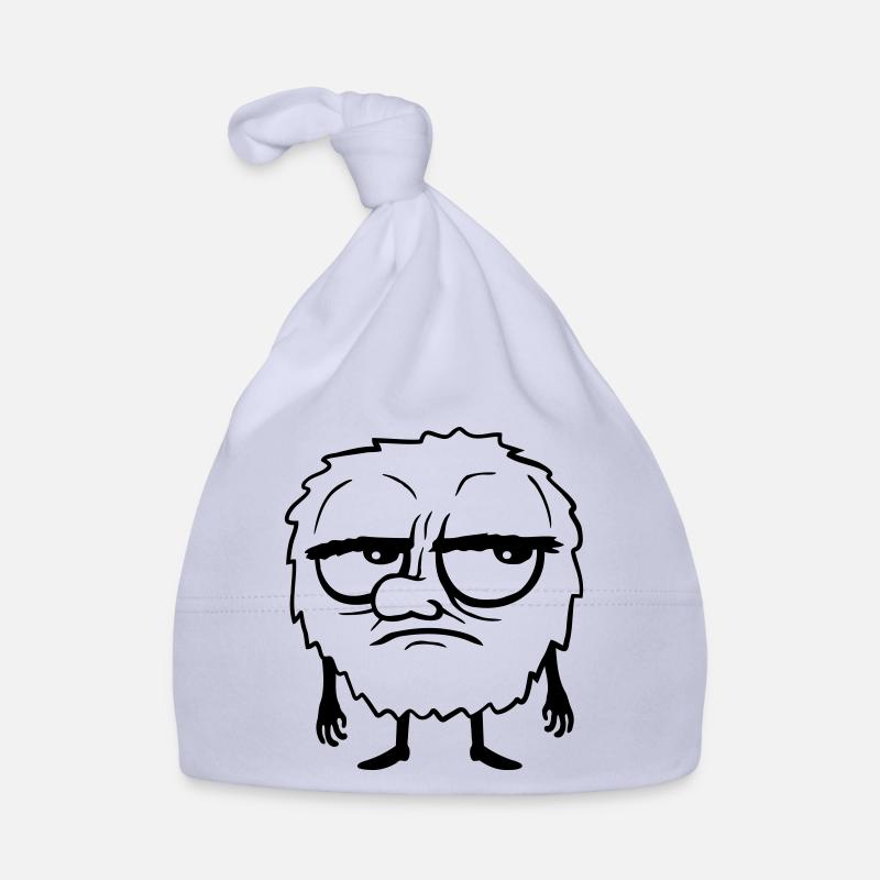 Cartoon Monsters Roll Eyes Organic Baby Cap