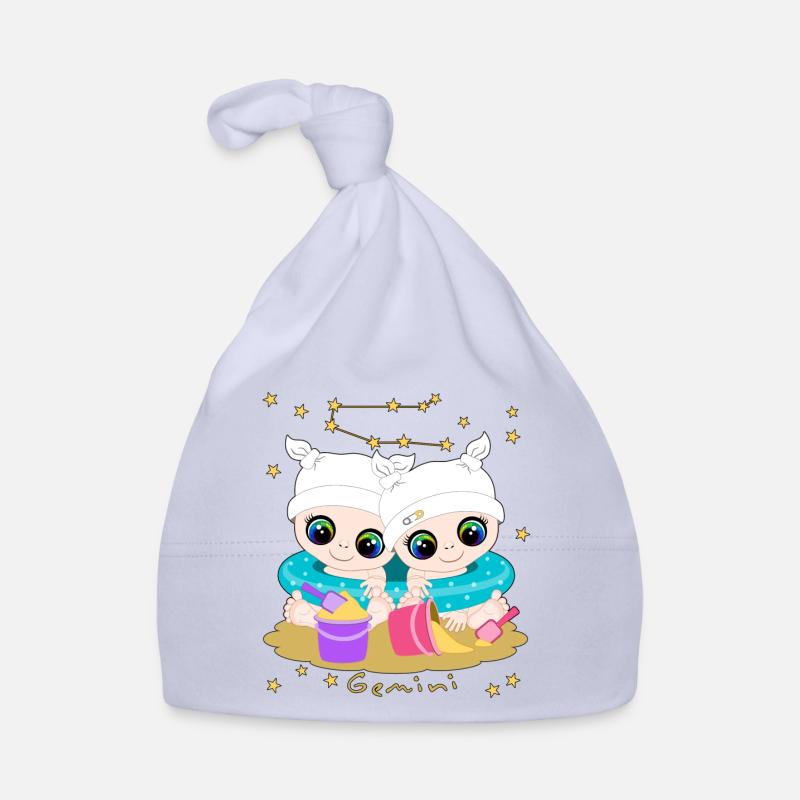 sternzeichen_gemini Organic Baby Cap