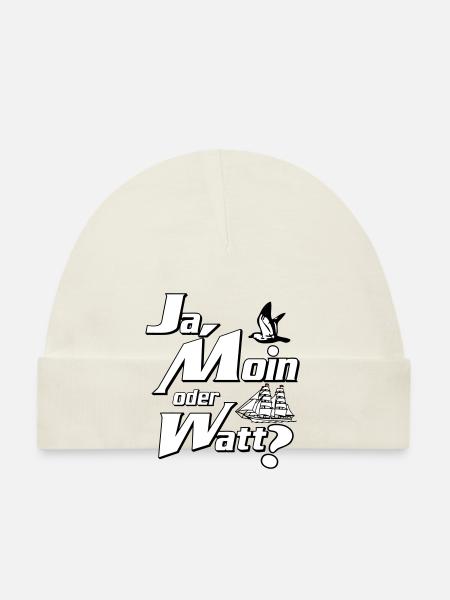 Ja Moin oder Watt? - Bonnet bio Bébé - ciel - Devant