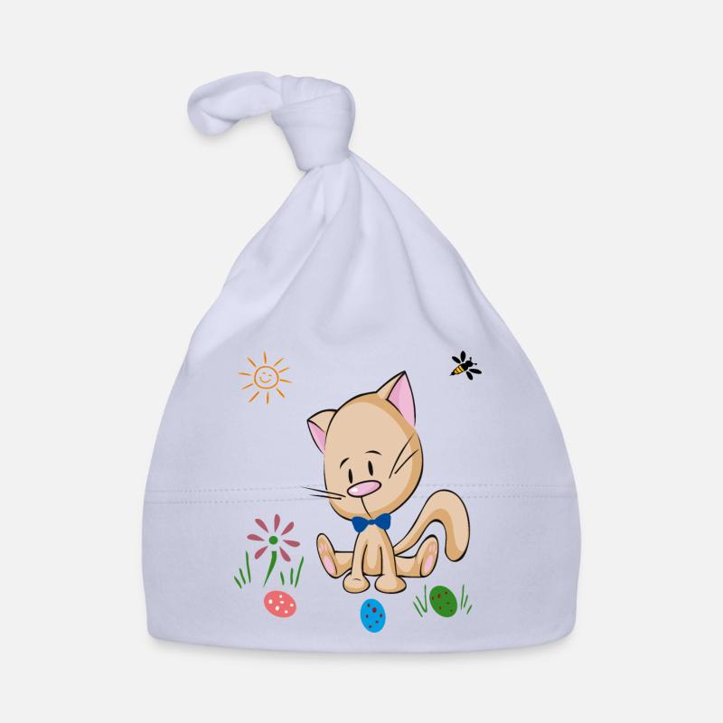 Easter Easter Eggs Organic Baby Cap