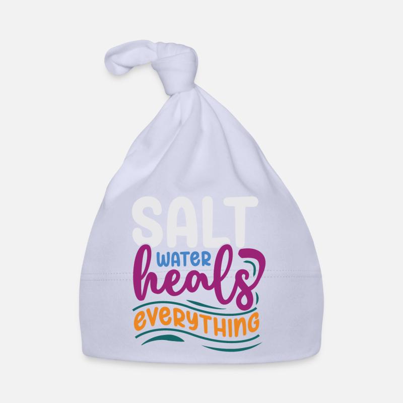 Salt Water Heals Everything Organic Baby Cap