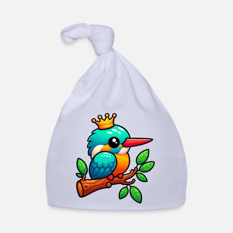 Kingfisher Kingfisher Bird Organic Baby Cap