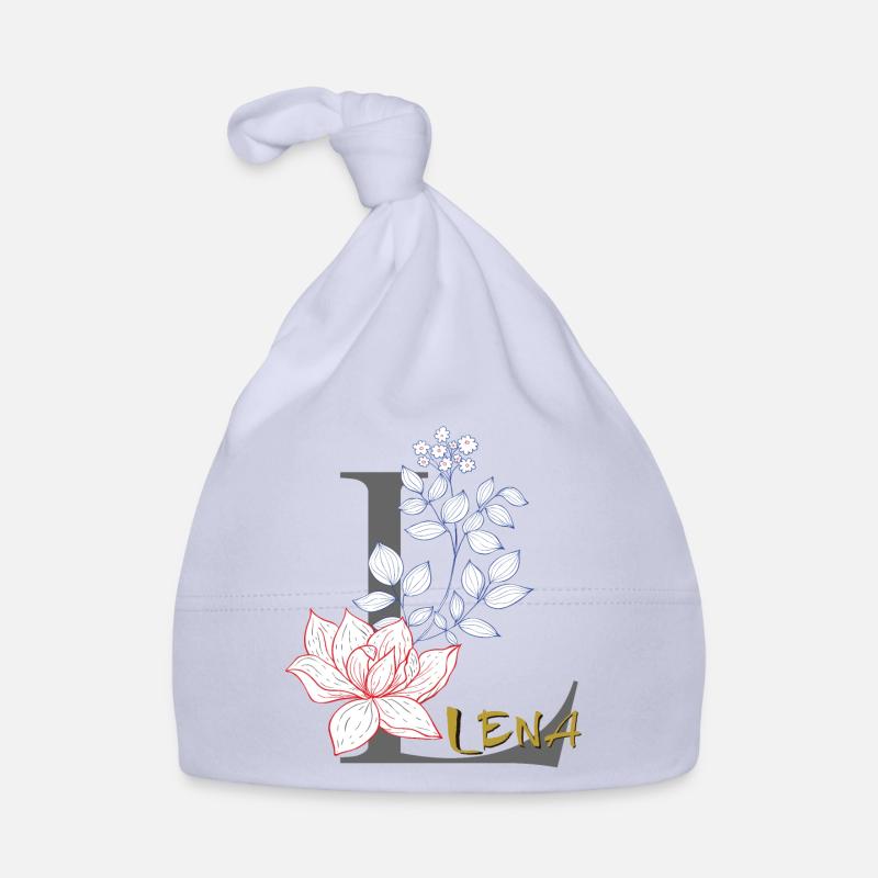 Lettre initiale Lena Bonnet bio Bébé