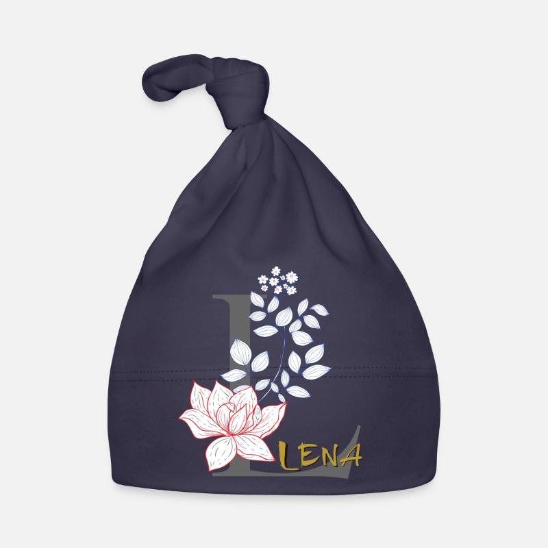 Lettre initiale Lena Bonnet bio Bébé